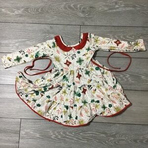 Cheeky Plum Long Sleeve Floral Dress size 3T